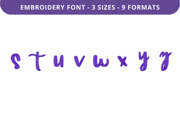 Country Garden Font S to Z Review