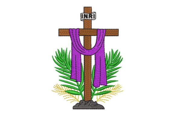 Review: INRI Cross with Ears of Wheat Embroidery