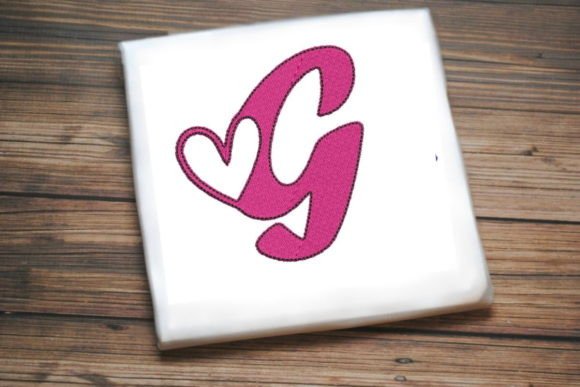 Review: Letter G with Beautiful Heart Design