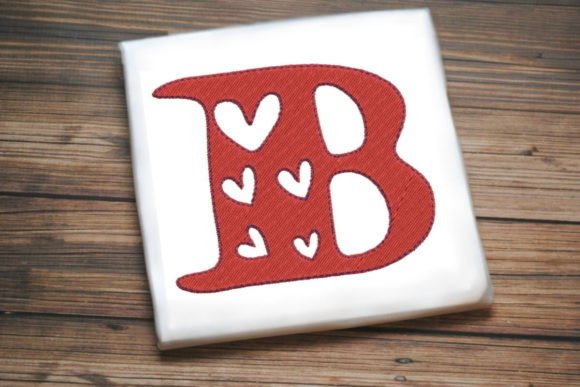Reviewing Alphabet Letter B Multi Heart for Apparel