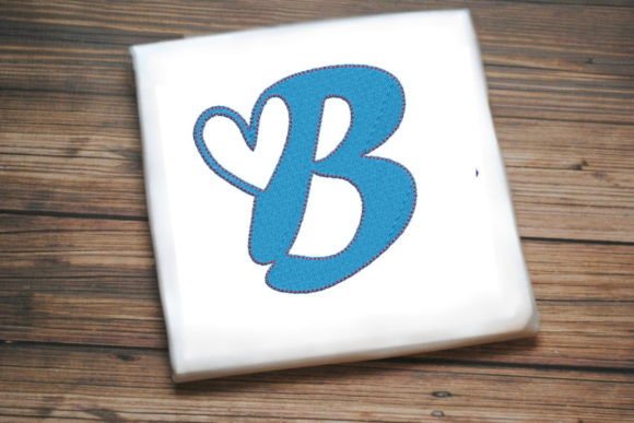 Reviewing Letter B with Beautiful Heart for Etsy Shops