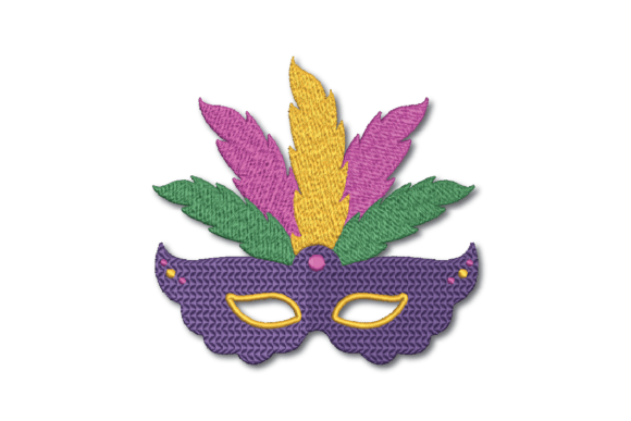 Reviewing the Marid Gras Mask with Feathers Design